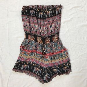 Strapless Elephant Romper
